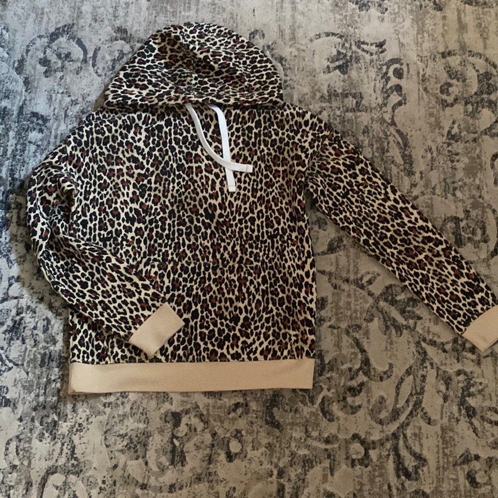 Brand new cheetah print hoody